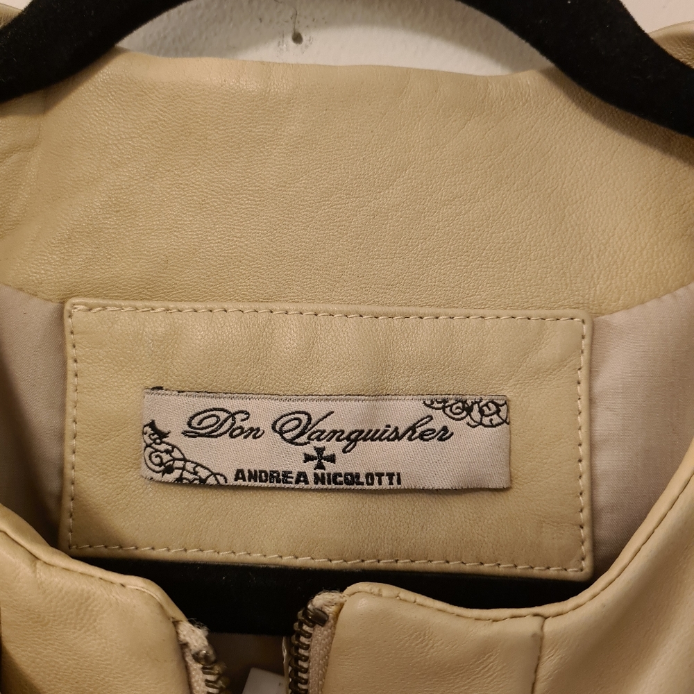 Leather ruffle jacket - Picture 9 of 9